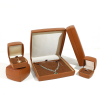 Brown PU Leather Jewelry Box – Necklace & Bracelet Packaging