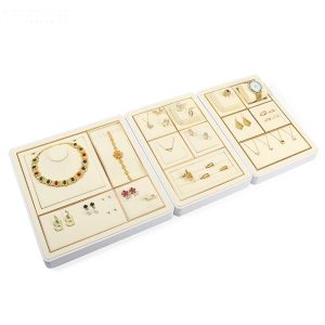 Custom Luxury Fine Microfiber Jewelry Showcase Display Wholesale |  Jewelry Packaging Supplier