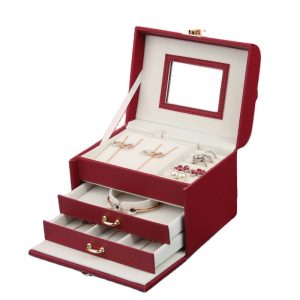 Leather And Velvet Jewelry Display, Custom Logo[new1] - Wholesale