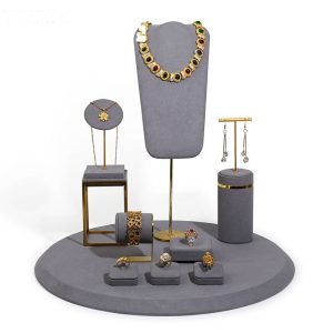 Custom High End Grey Color Jeweler Shop Wholesale