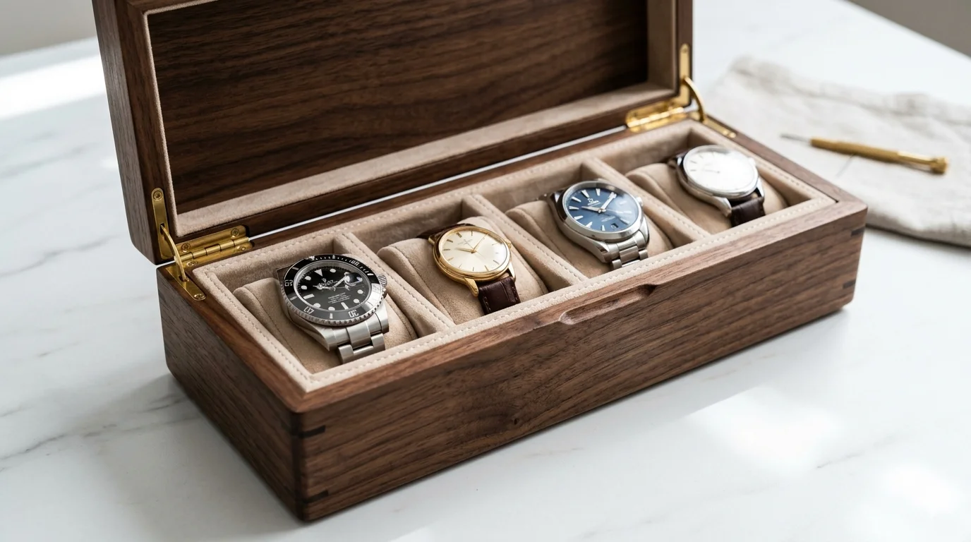 wooden watch box guide cover 99