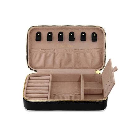 Leather jewelry box